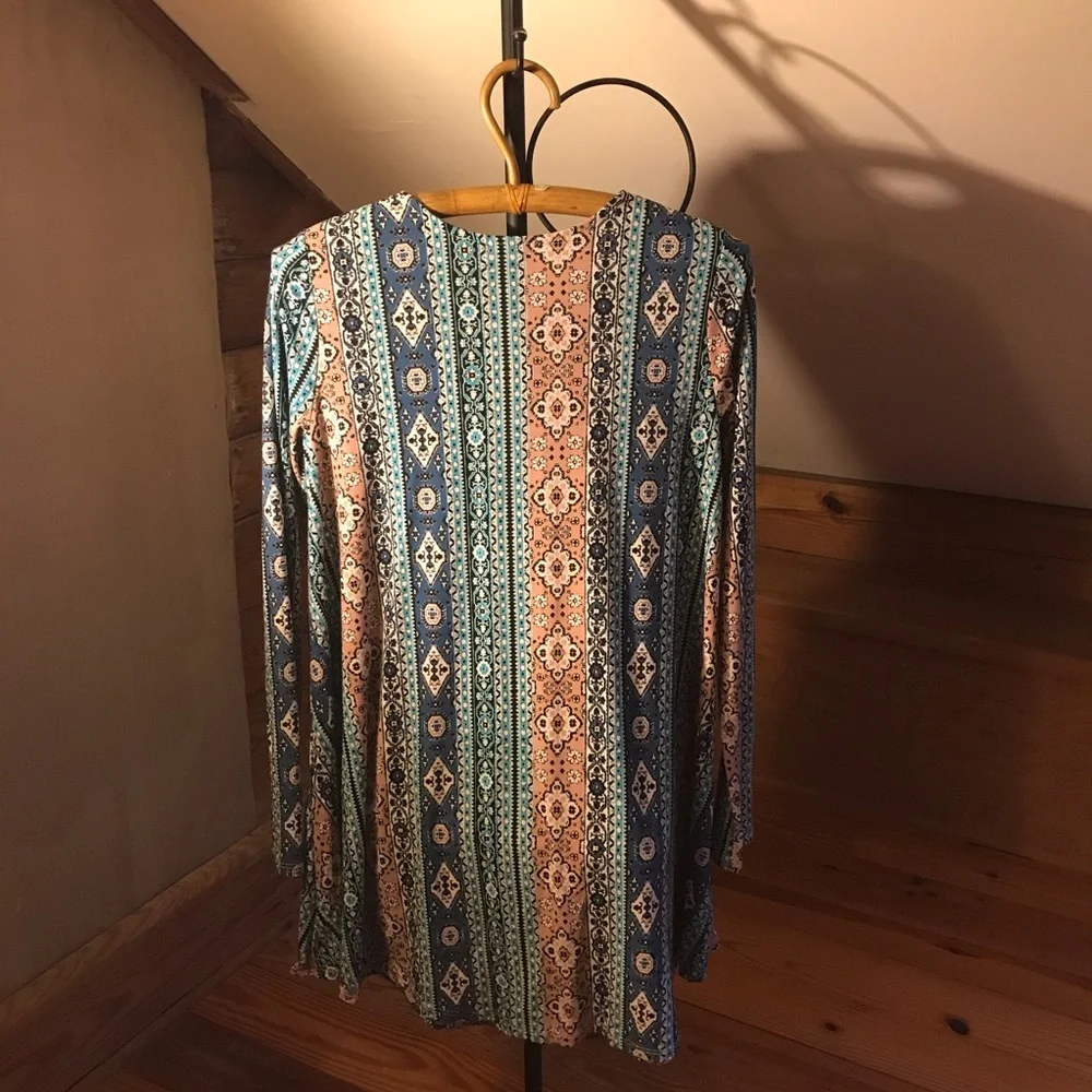 Show Me Your Mumu Pink Blue Tunic, NWT, S - Picture 2 of 13